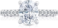 Tacori Pave Diamond Engagement Ring