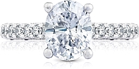 Tacori Pave Diamond Engagement Ring