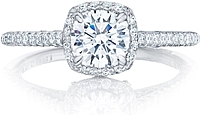 Tacori Pave Diamond Engagement Ring