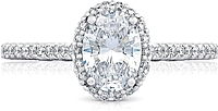 Tacori Pave Diamond Engagement Ring