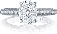 Tacori Pave Diamond Engagement Ring