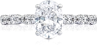 Tacori Pave Diamond Engagement Ring