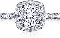 Tacori Pave Diamond Engagement Ring