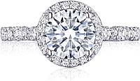 Tacori Pave Diamond Engagement Ring