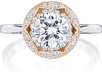 Tacori Pave Diamond Engagement Ring