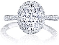 Tacori Pave Diamond Engagement Ring