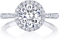 Tacori Pave Diamond Engagement Ring