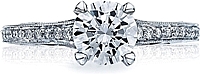 Tacori Pave Set Diamond Engagement Ring