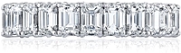 Tacori Royal-T Emerald Cut Diamond Eternity Band