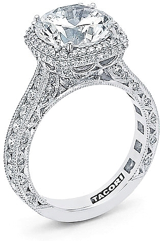 Tacori cushion halo deals