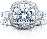 Shown with matching wedding band sold separately.