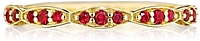 Tacori Ruby Wedding Band