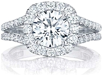 Tacori Split Shank Diamond Engagement Ring