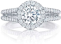 Tacori Split Shank Diamond Engagement Ring