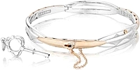 Tacori Sterling Silver & 18K Rose Gold Promise Bracelet