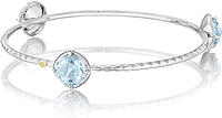 Tacori Sterling Silver Blue Topaz Bracelet