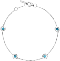 Tacori Sterling Silver London Blue Topaz Bracelet