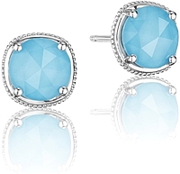 Tacori Sterling Silver Turquoise Earrings
