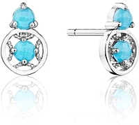 Tacori Sterling Silver Turquoise Earrings