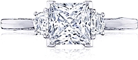 Tacori Three Stone Diamond Engagement Ring