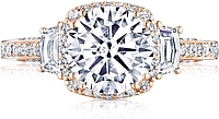 Tacori Three Stone Diamond Engagement Ring