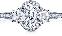 Tacori Three Stone Diamond Engagement Ring