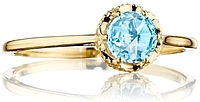 Tacori Yellow Gold Sky Blue Topaz Ring