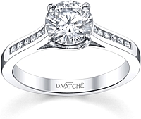 Vatche Channel Set Diamond Engagement Ring