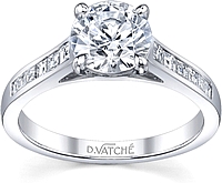 Vatche Channel Set Diamond Engagement Ring