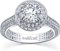 Vatche Cotillion Collection .88ct Pave Setting