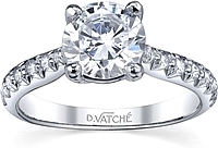 Vatche Pave Diamond Engagement Ring