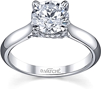 Vatche X-Prong Diamond Engagement Ring