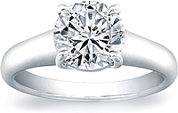 Vatche X Prong Solitaire Engagement Ring