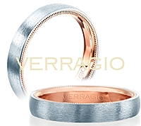 Verragio Brush Finish Men's Wedding Band