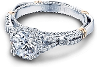 Verragio Halo Twist Engagement Ring