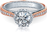 Verragio Pave Diamond Engagement Ring