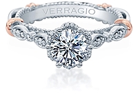 Verragio Pave Diamond Engagement Ring