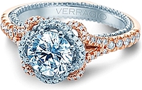 Verragio Pave Diamond Engagement Ring