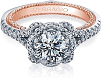 Verragio Pave Diamond Engagement Ring