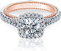 Verragio Pave Diamond Engagement Ring