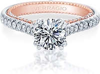 Verragio Pave Diamond Engagement Ring