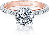 Verragio Pave Diamond Engagement Ring