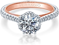 Verragio Pave Diamond Engagement Ring