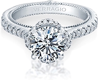 Verragio Pave Diamond Engagement Ring