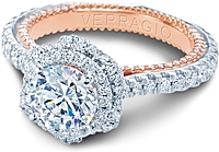 Verragio Pave Diamond Engagement Ring