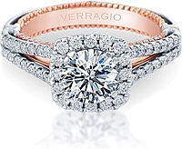 Verragio Pave Diamond Engagement Ring