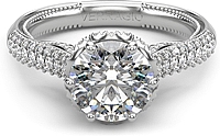 Verragio Pave Diamond Engagement Ring