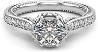 Verragio Pave Diamond Engagement Ring