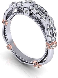 Verragio Pave Diamond Wedding Band