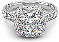 Verragio Pave Halo Diamond Engagement Ring